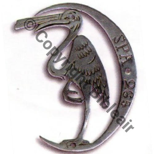265   SAL.265 Argent decoupe 2 Trous COUSU Sc.BARTLETT 